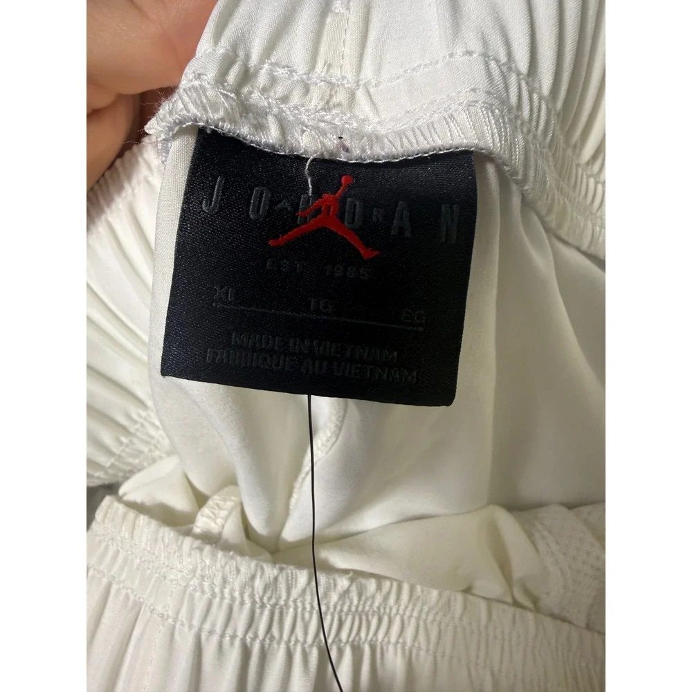 Jordan Dri-FIT Training Shorts Sail White Black DQ7902-135 Mens XL